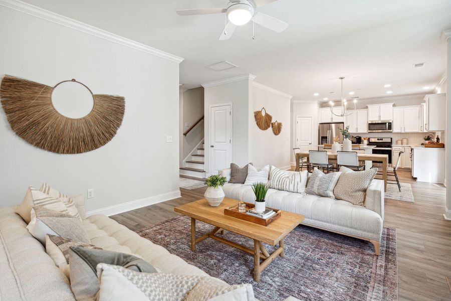 Furnished interior view inside a new home in High Point at Foxbank, Moncks Corner (Image 30).