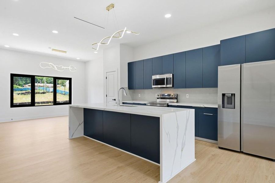 Furnished interior view inside a new home in , Decatur (Image 8).
