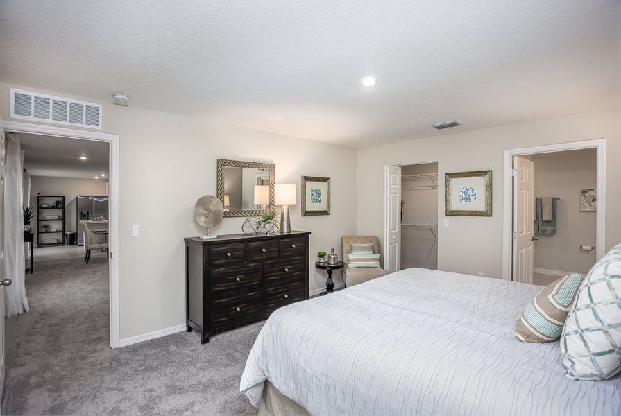 Representative furnished interior of a home built from the Orchid by Maronda Homes in Coastal Communities, Edgewater (Image 14).