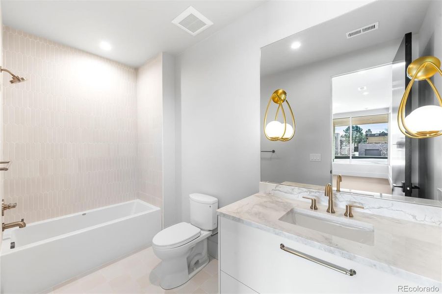 Furnished interior view inside a new home in , Denver (Image 11).