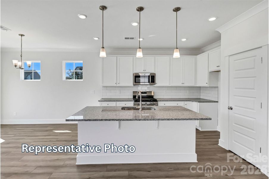 Furnished interior view inside a new home in Caldwell Forest, Charlotte (Image 7).