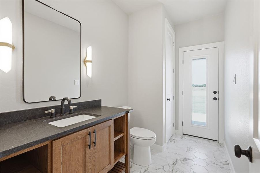 Furnished interior view inside a new home in , Granbury (Image 30).