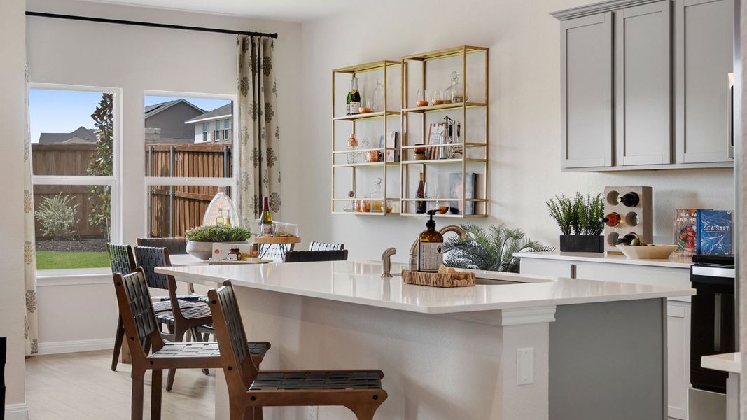 Representative furnished interior of a home built from the The Naples by D.R. Horton in Thunder Rock, Marble Falls (Image 5). Representative furnished interior of a home built from the The Naples by D.R. Horton in Thunder Rock, Marble Falls (Image 5).