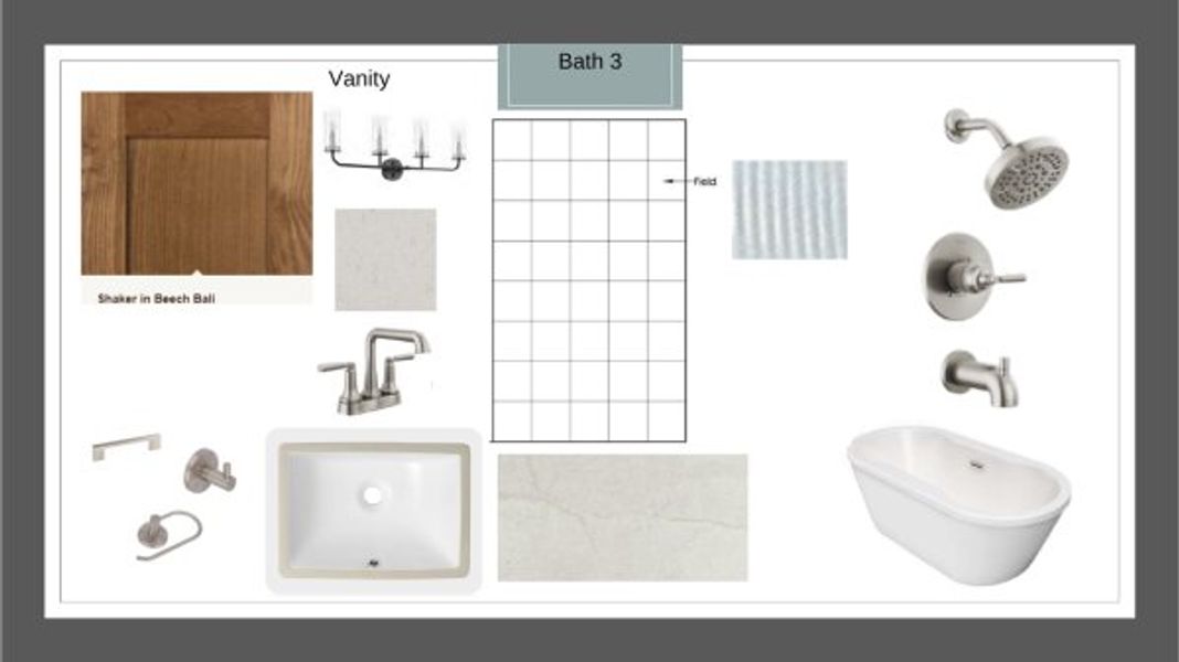 Sample of building materials used in homes in Heath Golf and Yacht Club, Heath (Image 32).