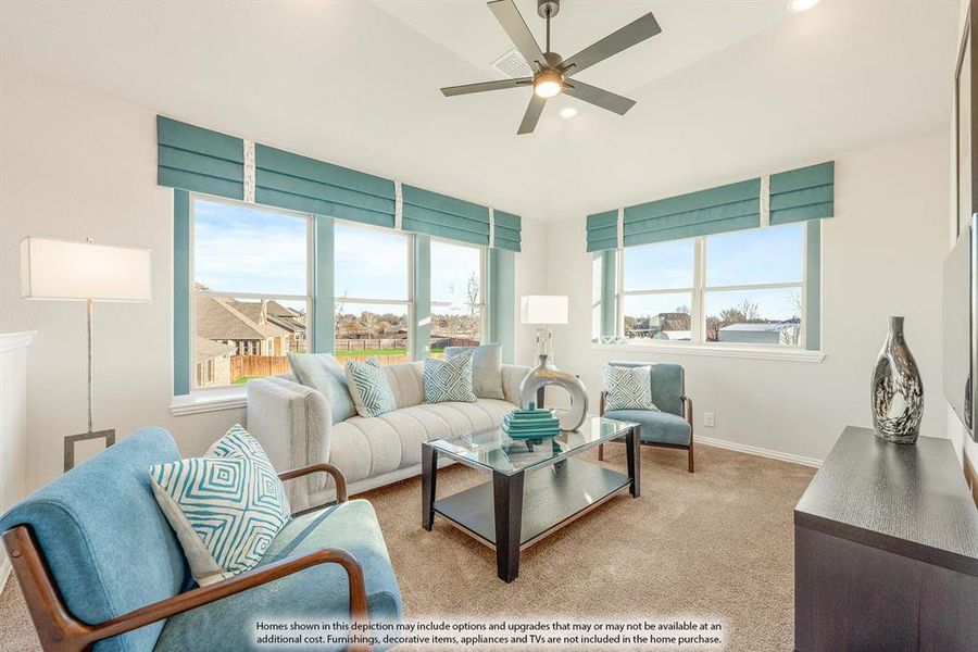 Furnished interior view inside a new home in West Crossing, Anna (Image 20).