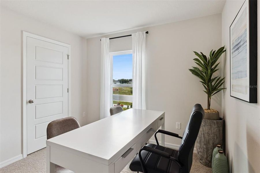 Furnished interior view inside a new home in Magnolia Pointe, Umatilla (Image 21).