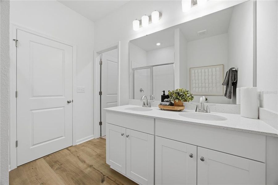 Furnished interior view inside a new home in , Okahumpka (Image 16).
