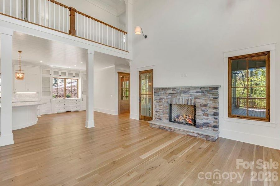 Great Room open to Kitchen & Dining Great Room open to Kitchen & Dining