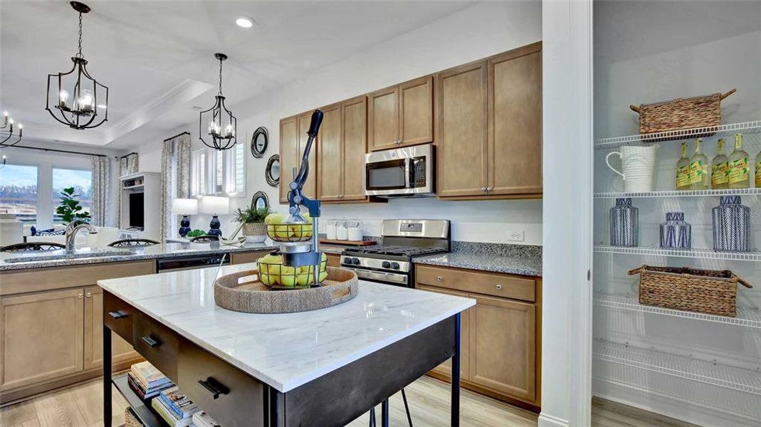 Furnished interior view inside a new home in , Deland (Image 38).