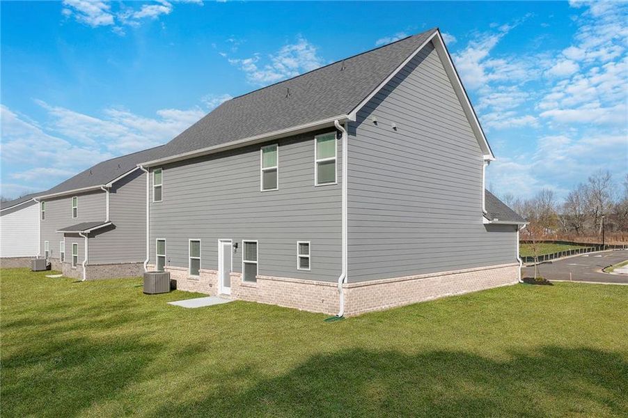 Front exterior of a new home in Lake Preserve at Jackson Trail, Jefferson, GA, highlighting curb appeal (Image 2).