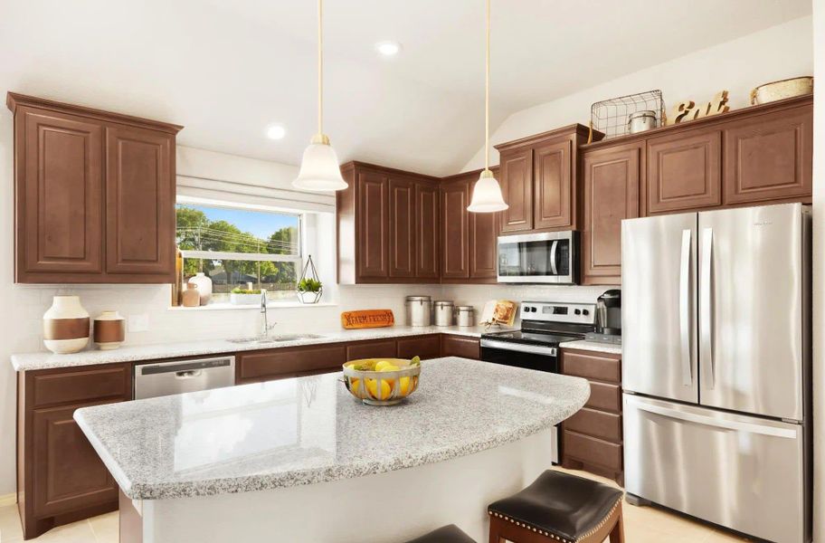 Kitchen | Concept 2065 at Chisholm Hills in Cleburne, TX by Landsea Homes