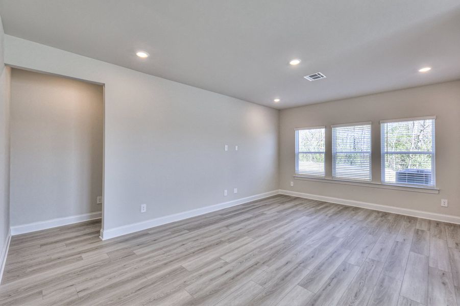 Enjoy gamedays with friends and family in the spacious great room.