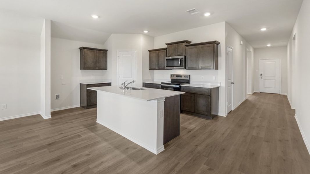 Furnished interior view inside a new home in Valor Farms, Royse City (Image 5).