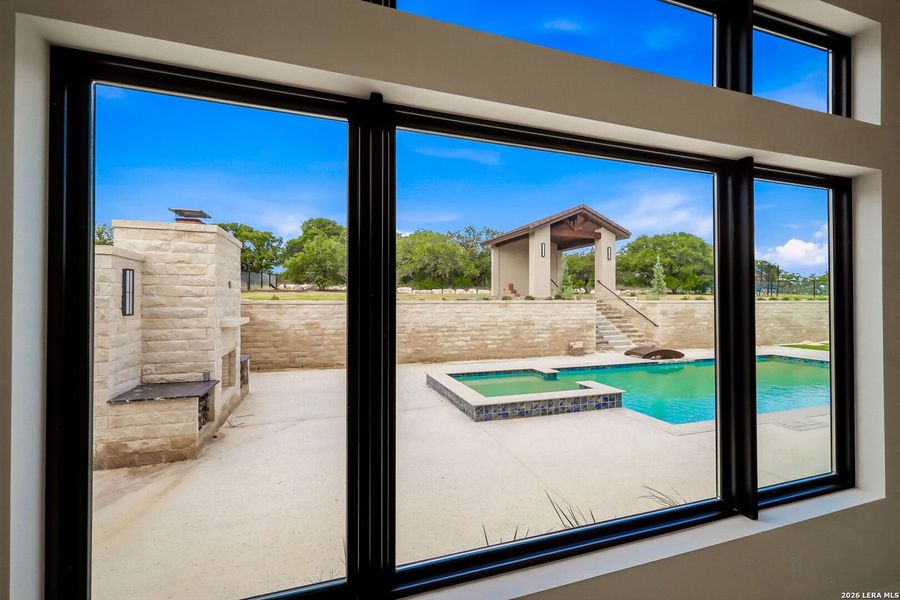Exterior details and patio area of a home in , Boerne (Image 29).