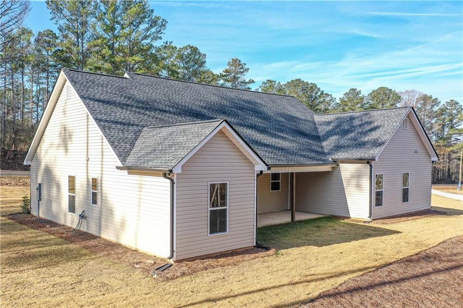 Exterior details and patio area of a home in , Buchanan (Image 24).