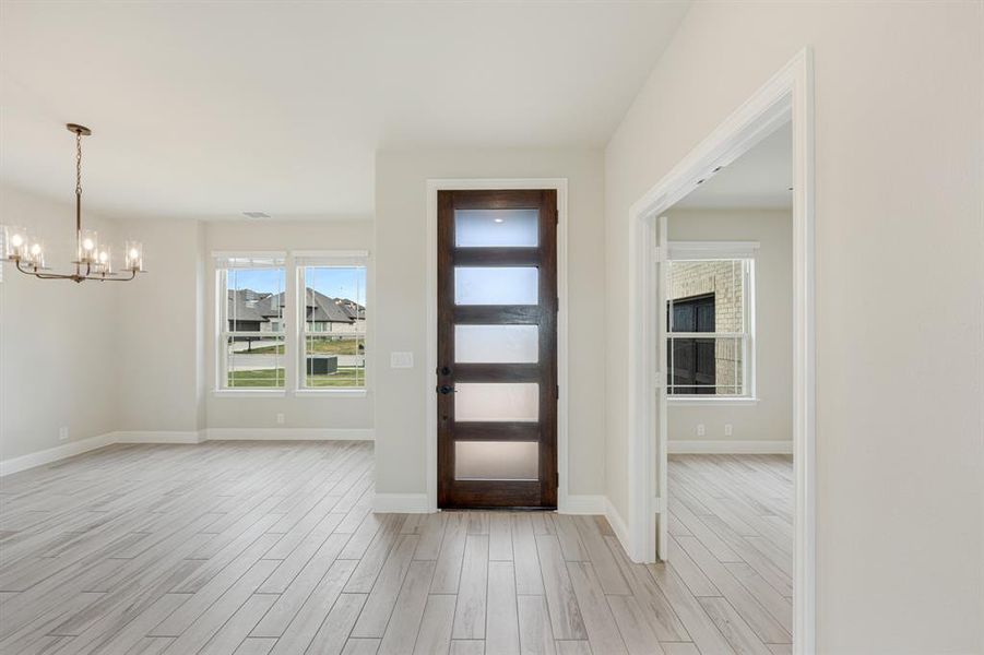 Spacious, unfurnished interior of a new home in Devonshire Classic 60-65, Forney (Image 38).