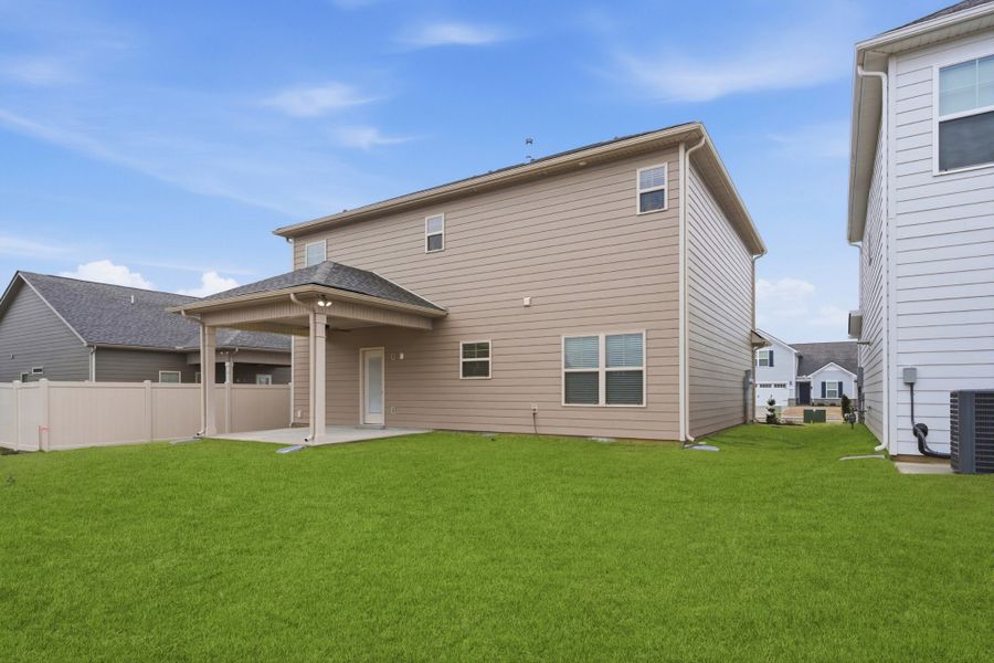 Exterior details and patio area of a home in Salem Landing, Rockvale (Image 4). Exterior details and patio area of a home in Salem Landing, Rockvale (Image 4).