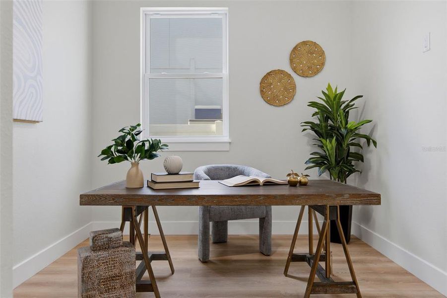 Furnished interior view inside a new home in , Tampa (Image 33).