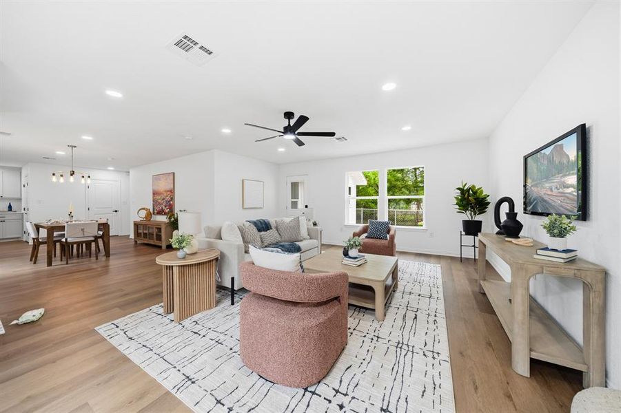 Furnished interior view inside a new home in , Hillsboro (Image 16).