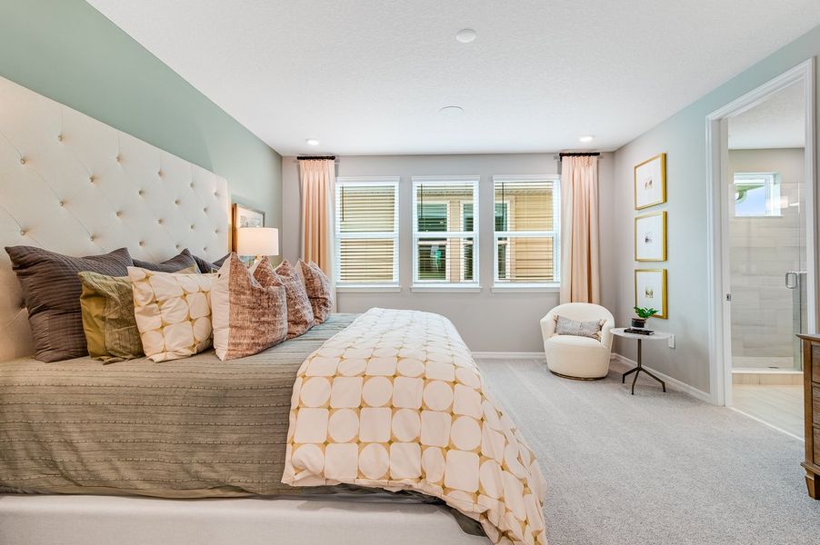 Furnished interior view inside a new home in The Waters at Center Lake Ranch, St. Cloud (Image 41).