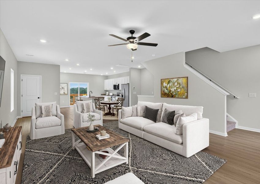 Spacious living area