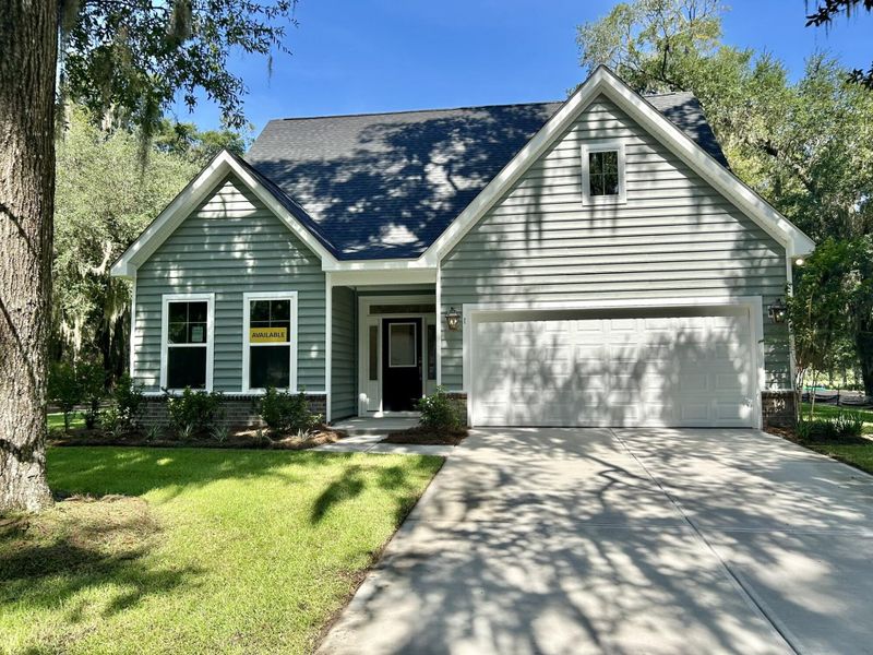 Front exterior of a new home in Academy Park, Beaufort, SC, highlighting curb appeal (Image 1). Front exterior of a new home in Academy Park, Beaufort, SC, highlighting curb appeal (Image 1).