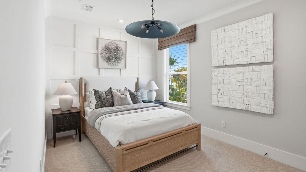 Furnished interior view inside a new home in Point Hope, Charleston (Image 8).