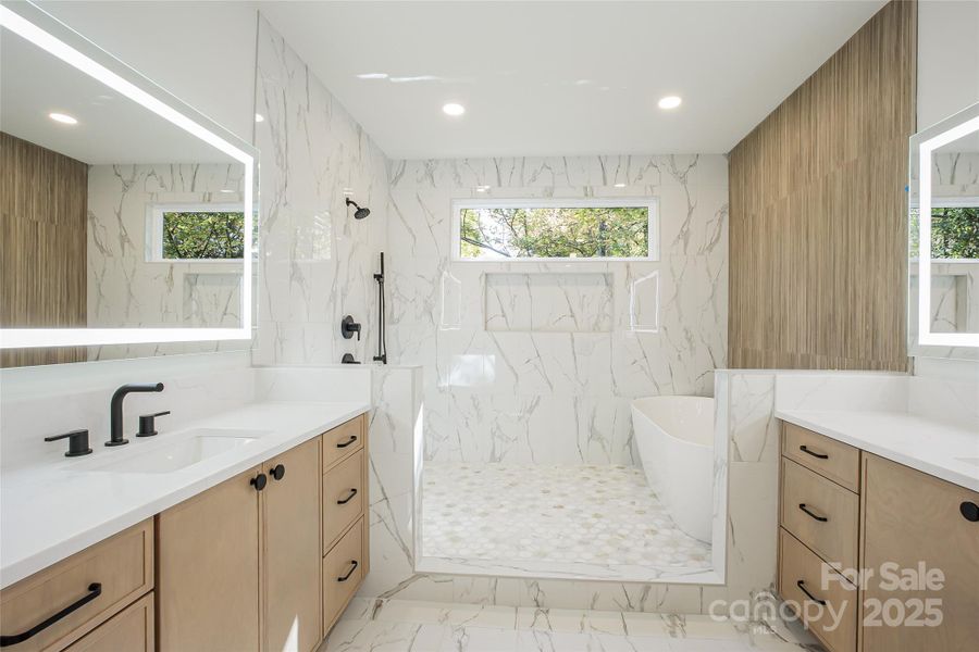 Furnished interior view inside a new home in , Matthews (Image 8).