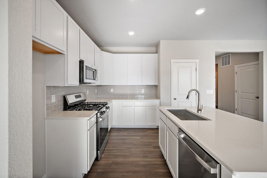 Furnished interior view inside a new home in The Glen, Colorado Springs (Image 5).