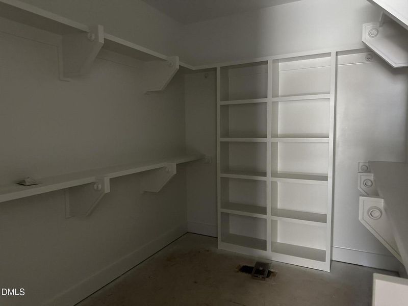 Primary closet Primary closet