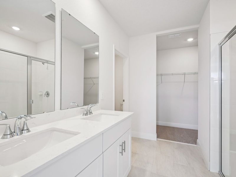 Furnished interior view inside a new home in The Reserve at Hammock Oaks - Signature Series, Lady Lake (Image 9).