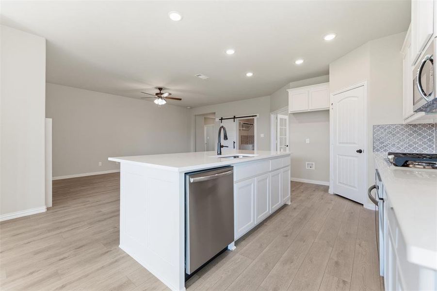 Furnished interior view inside a new home in Northstar, Haslet (Image 12).