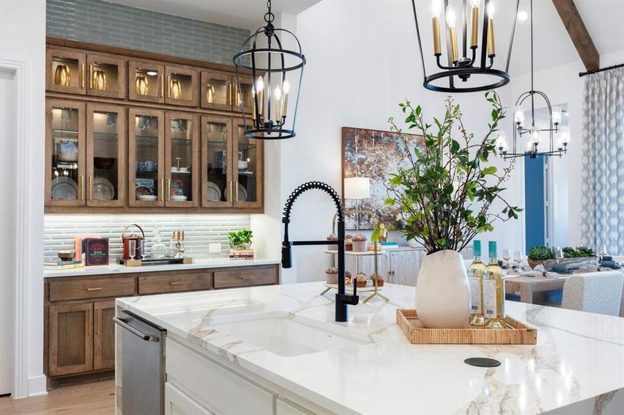 Furnished interior view inside a new home in Canyon Creek Estates, Sherman (Image 31). Furnished interior view inside a new home in Canyon Creek Estates, Sherman (Image 31).