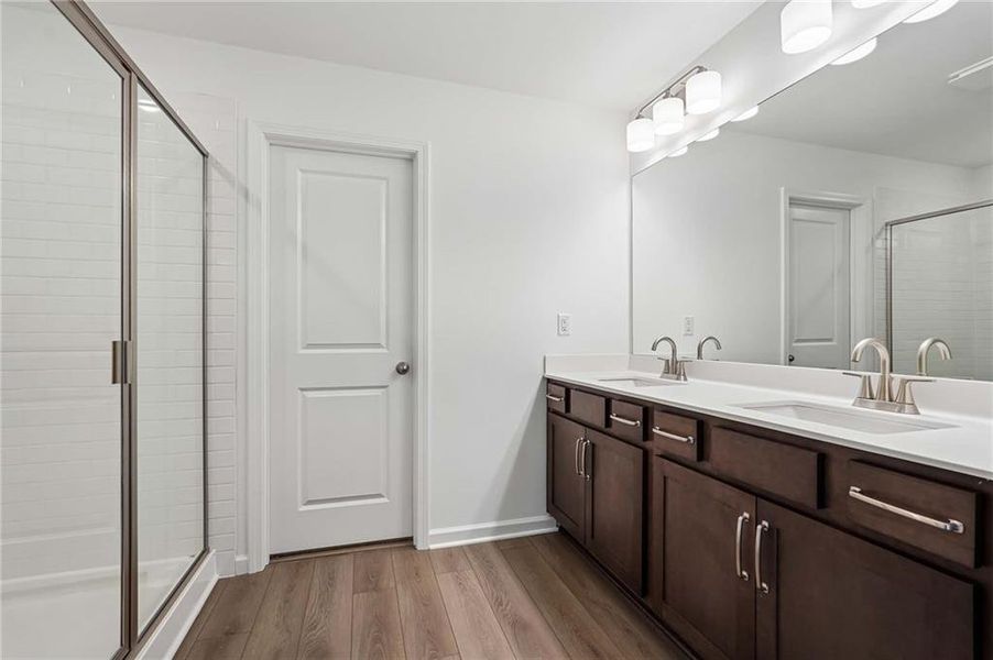 Furnished interior view inside a new home in Langston Reserve, Cartersville (Image 6).