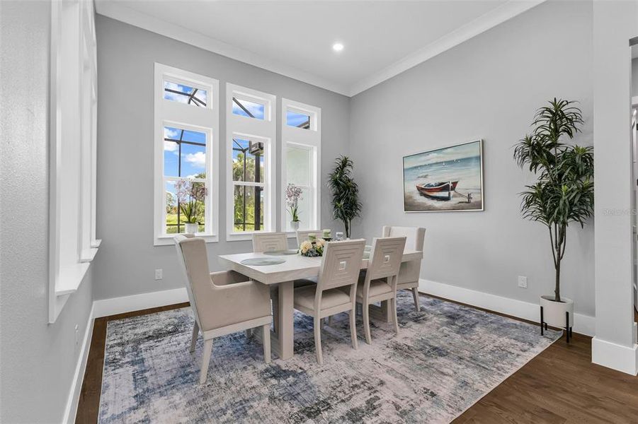 Furnished interior view inside a new home in , Rotonda West (Image 8).