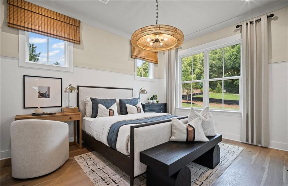 Furnished interior view inside a new home in Sterling Pointe, Cumming (Image 27).