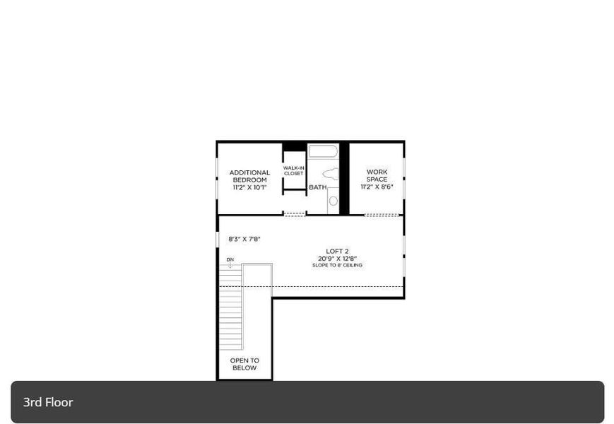 2D floor plan layout of this home in , Cumming, GA (Image 6).