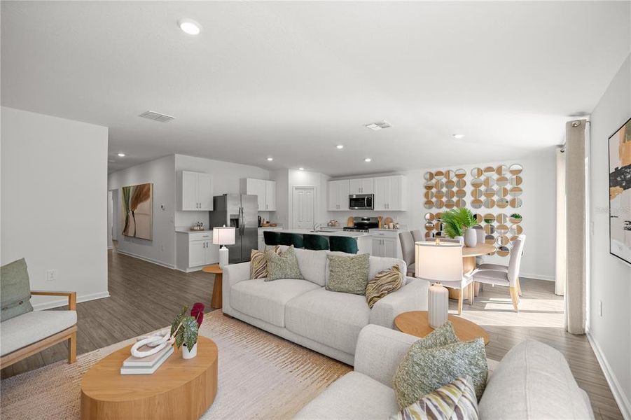 Furnished interior view inside a new home in Marion Oaks, Ocala (Image 9).