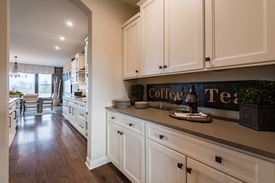 Furnished interior view inside a new home in The Estates and Meadows at Floyds Fork, Louisville (Image 11).