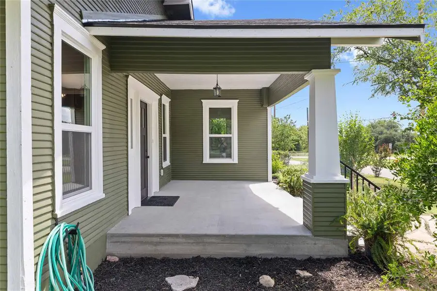 Front covered porch