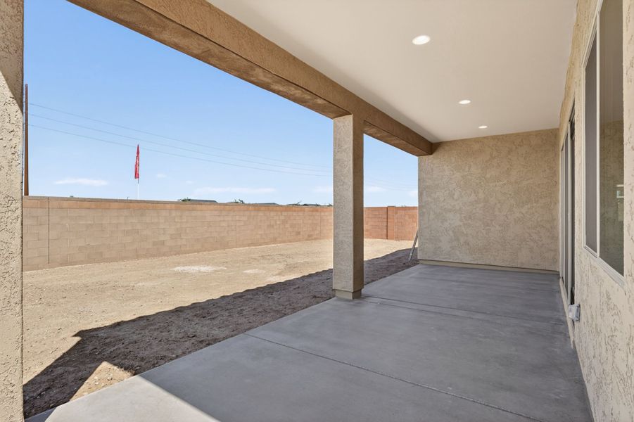 Exterior details and patio area of a home in Combs Ranch, San Tan Valley (Image 2). Exterior details and patio area of a home in Combs Ranch, San Tan Valley (Image 2).