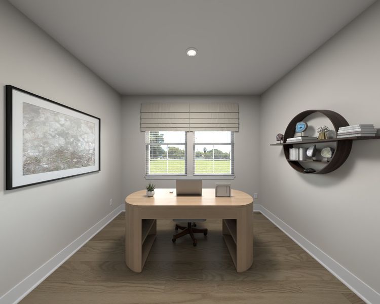 Furnished interior view inside a new home in Cadence Meadows, Zebulon (Image 5).