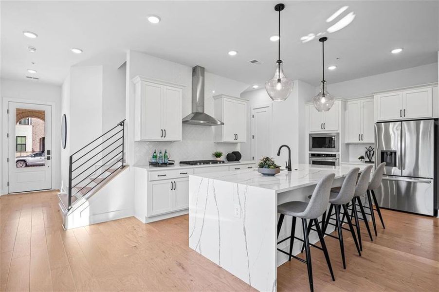 Furnished interior view inside a new home in , Alpharetta (Image 9).