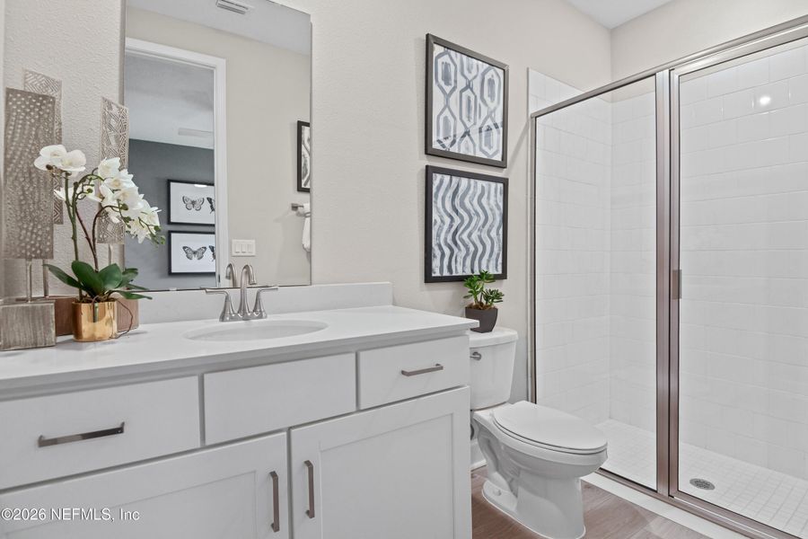 Furnished interior view inside a new home in , Palm Coast (Image 18).