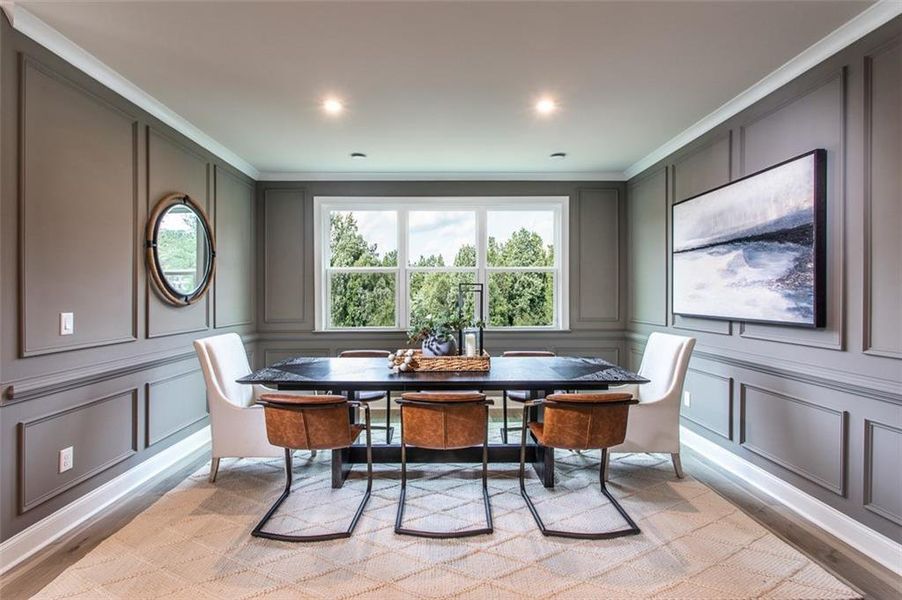 Furnished interior view inside a new home in Hopewell Reserve, Cumming (Image 17). Furnished interior view inside a new home in Hopewell Reserve, Cumming (Image 17).
