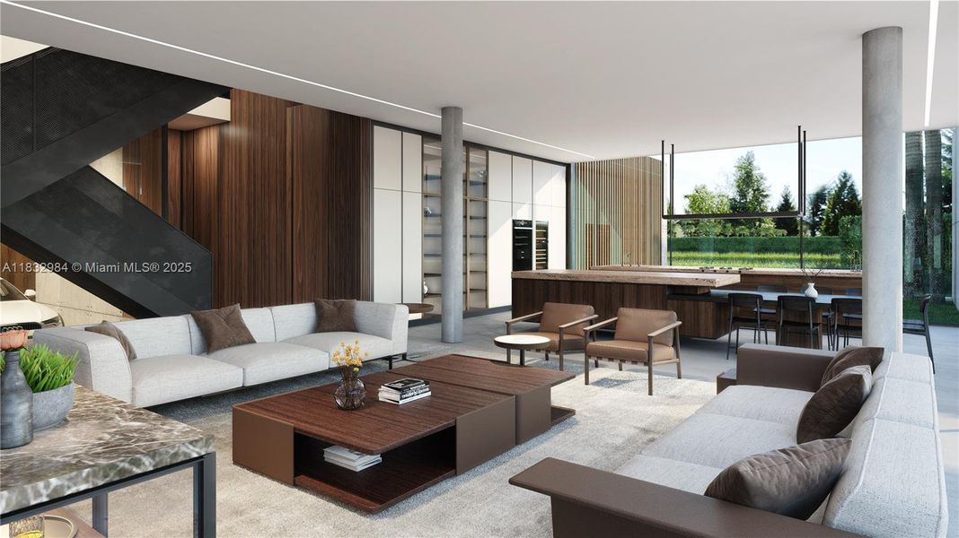 Furnished interior view inside a new home in , Southwest Ranches (Image 7). Furnished interior view inside a new home in , Southwest Ranches (Image 7).