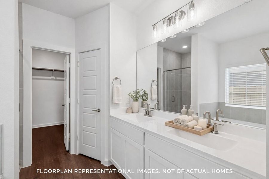 Furnished interior view inside a new home in Sorella, Tomball (Image 10). Furnished interior view inside a new home in Sorella, Tomball (Image 10).