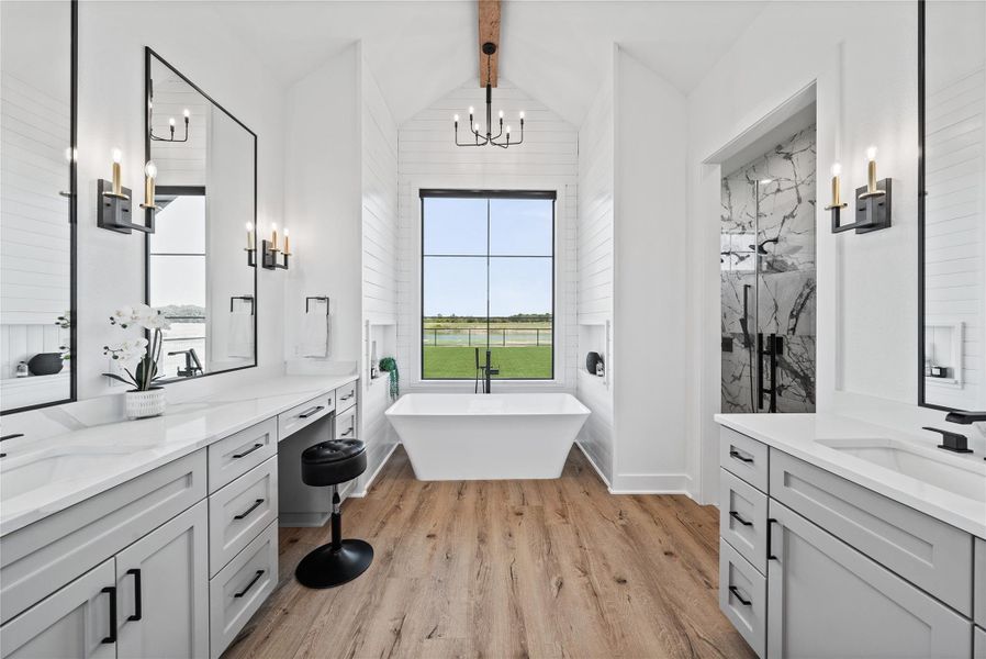 Furnished interior view inside a new home in , Dripping Springs (Image 13).