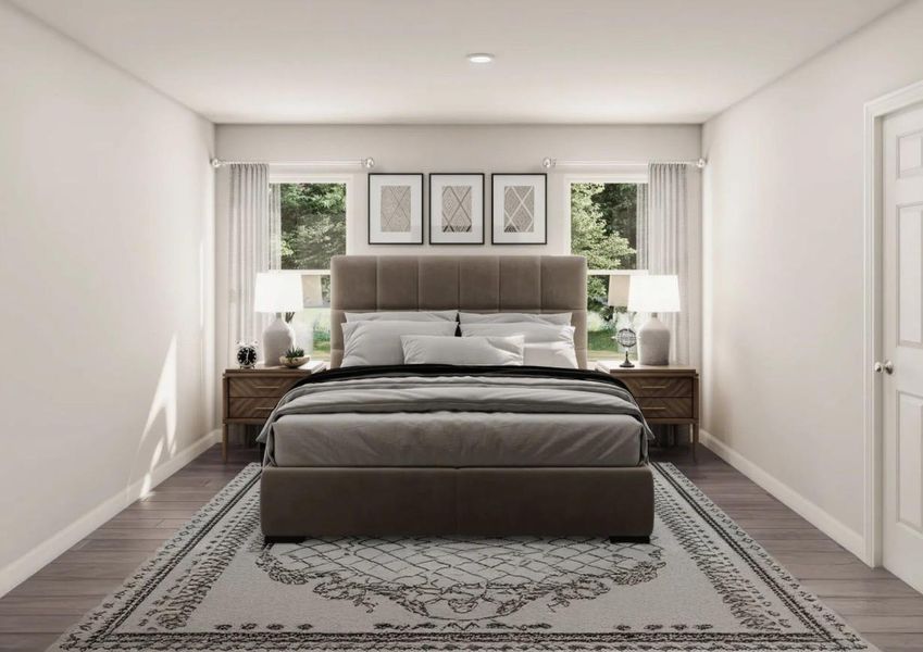 Furnished interior view inside a new home in Redland Estates, Lufkin (Image 6).