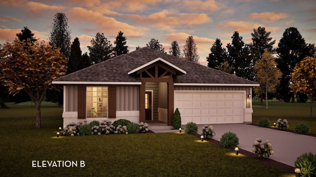 Representative exterior photo of a completed home built from the Creede by CastleRock Communities in Dorris Farm, White House, TN (Image 2).